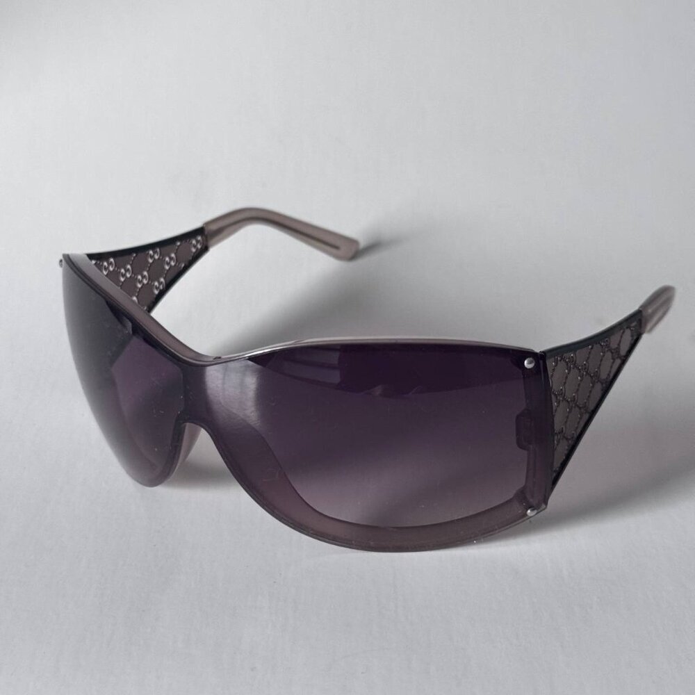 Vintage Authentic GUCCI Women’s Brown Sunglasses with Purple/Brown Lenses - Picture 13 of 13